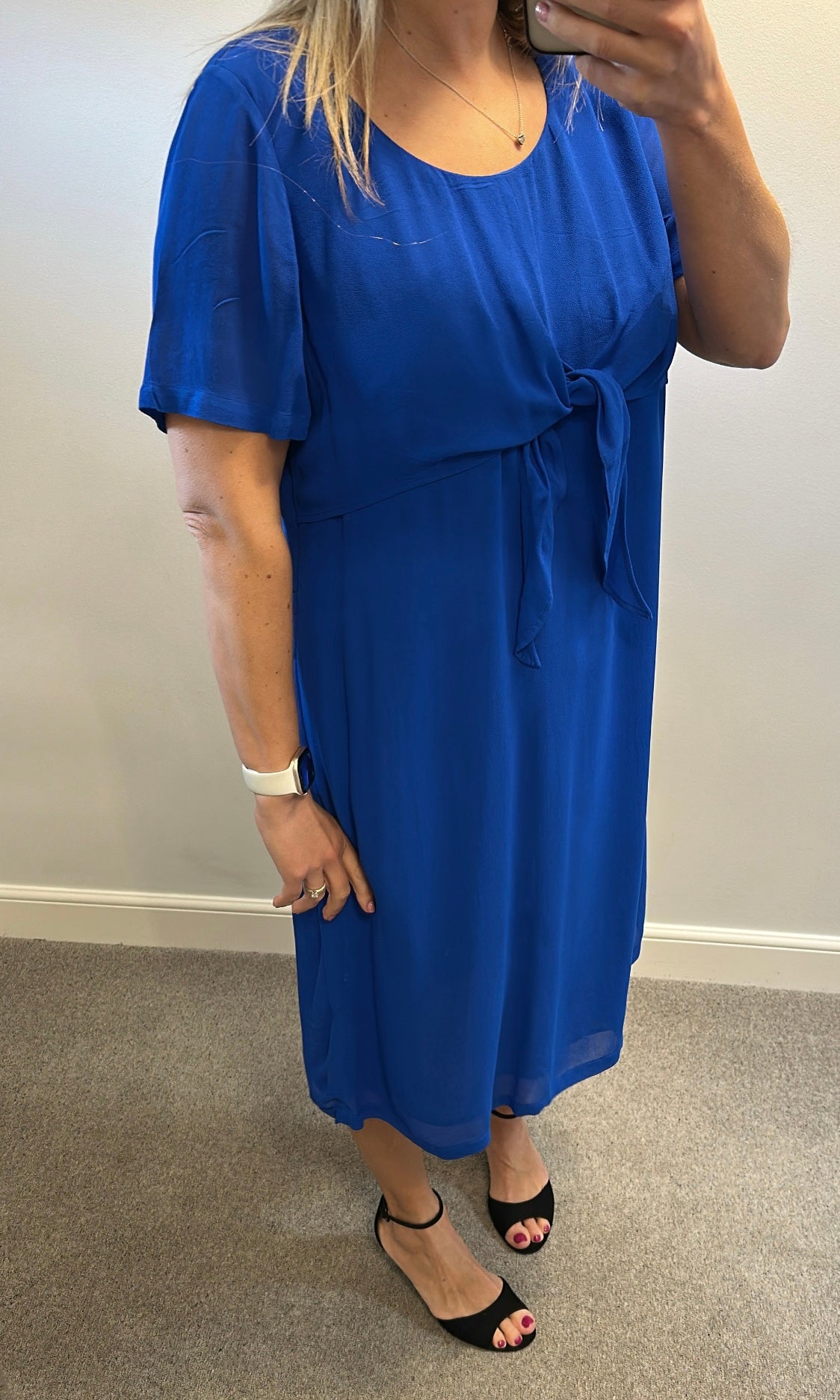 East blue dress size 18