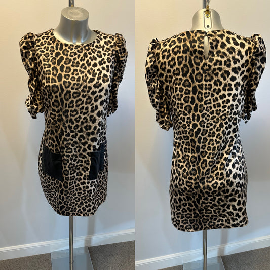 Dorothy Perkins animal print dress size 8