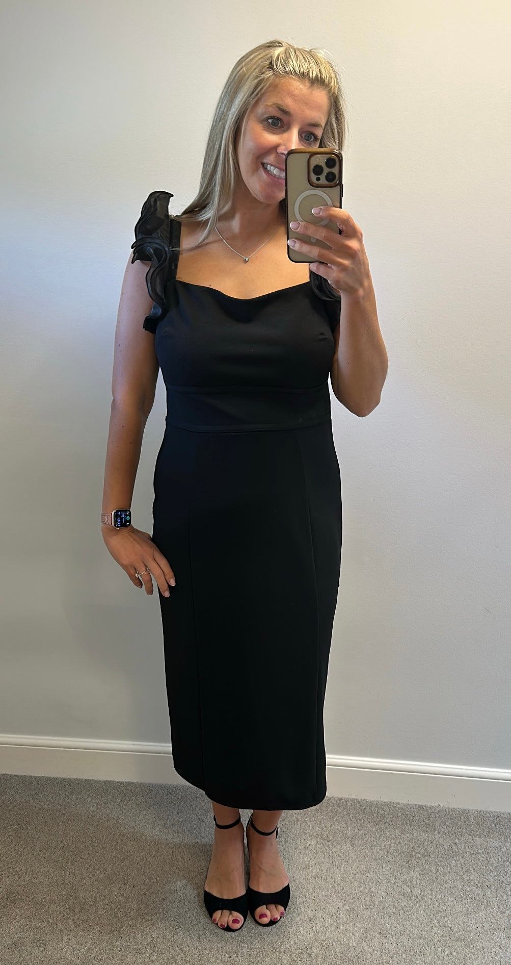 Lipsy black dress size 14