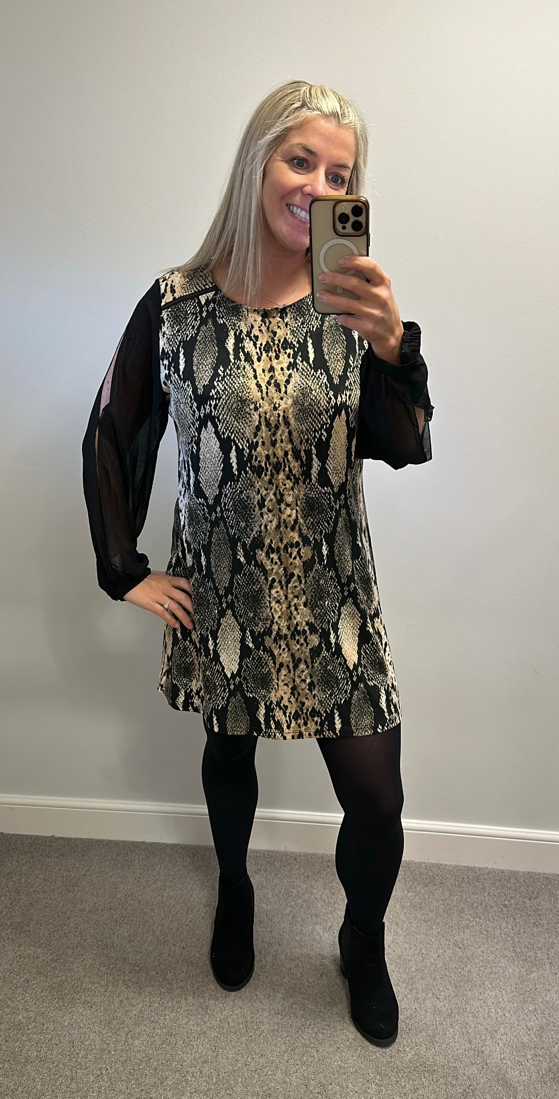 Star by julien mcdonald Snakeskin print dress size 18