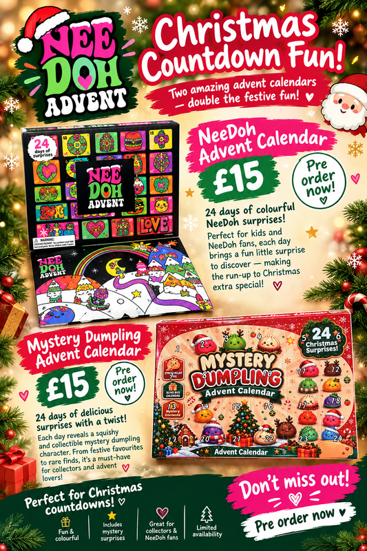 Preorder the Christmas Dumpling Squishy advent calendars