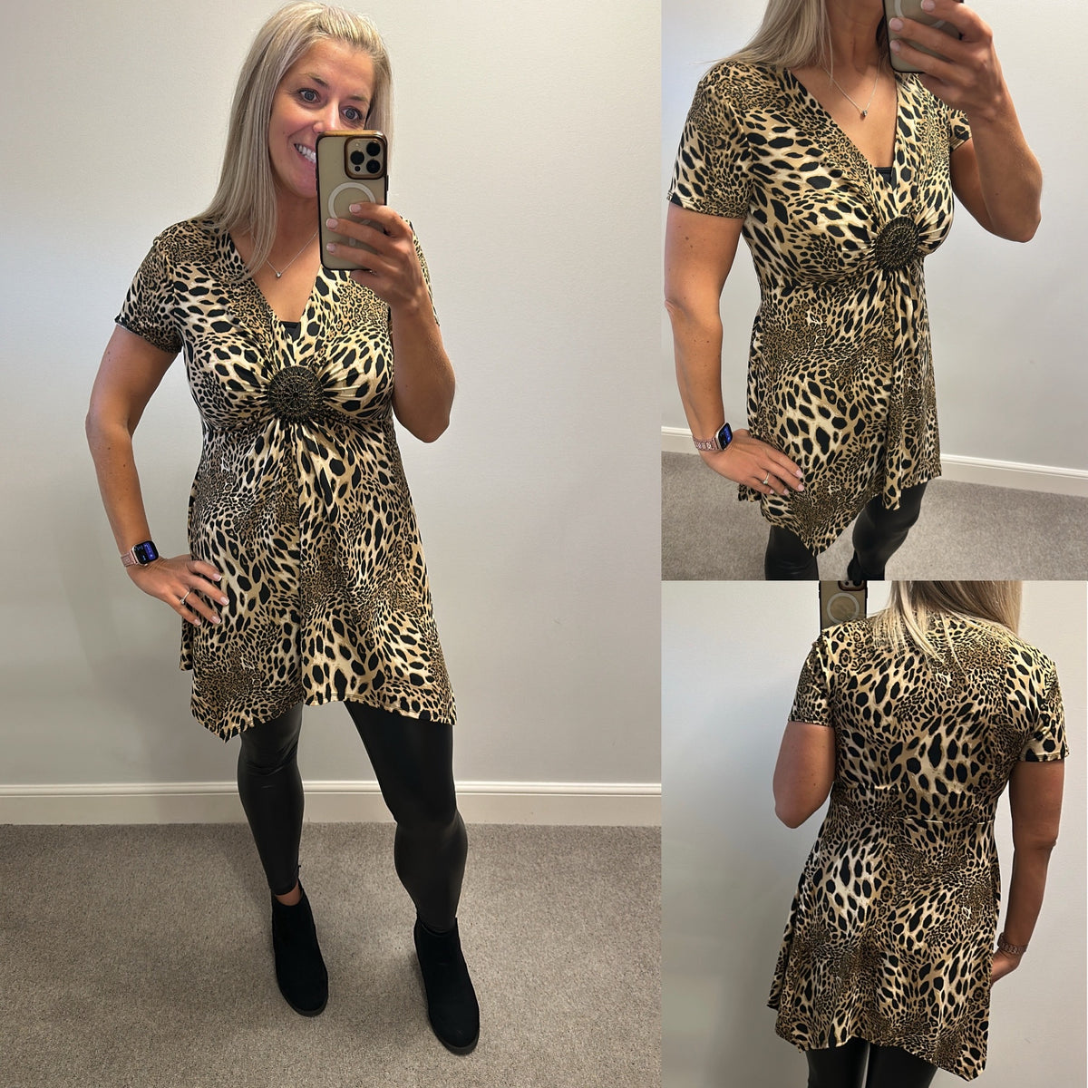 Star by Julien MacDonald animal print top size 14