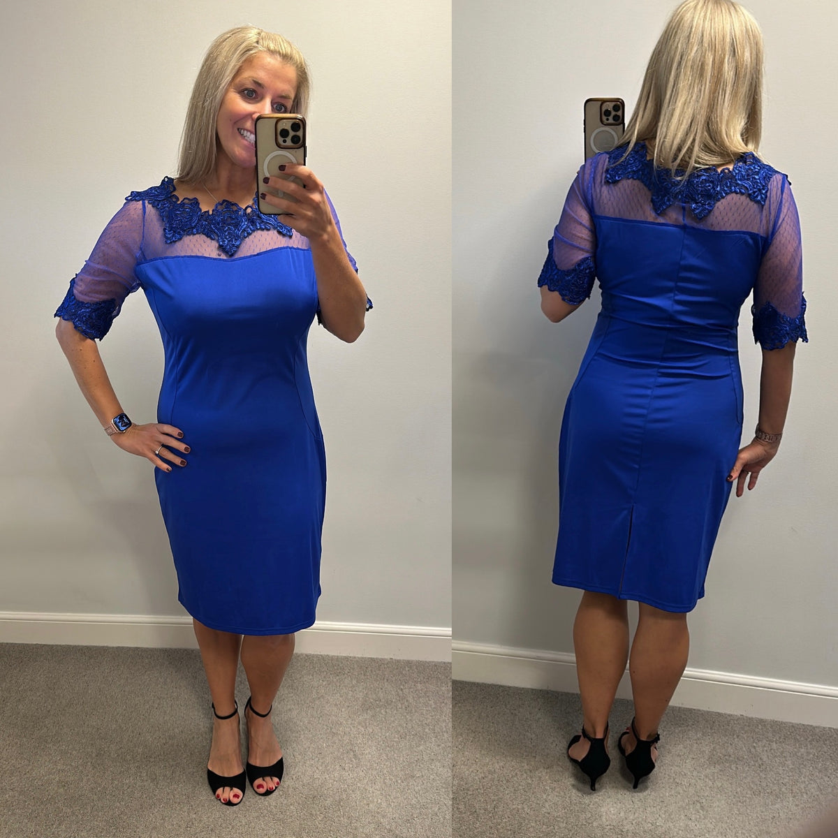Cobalt blue dress size 16