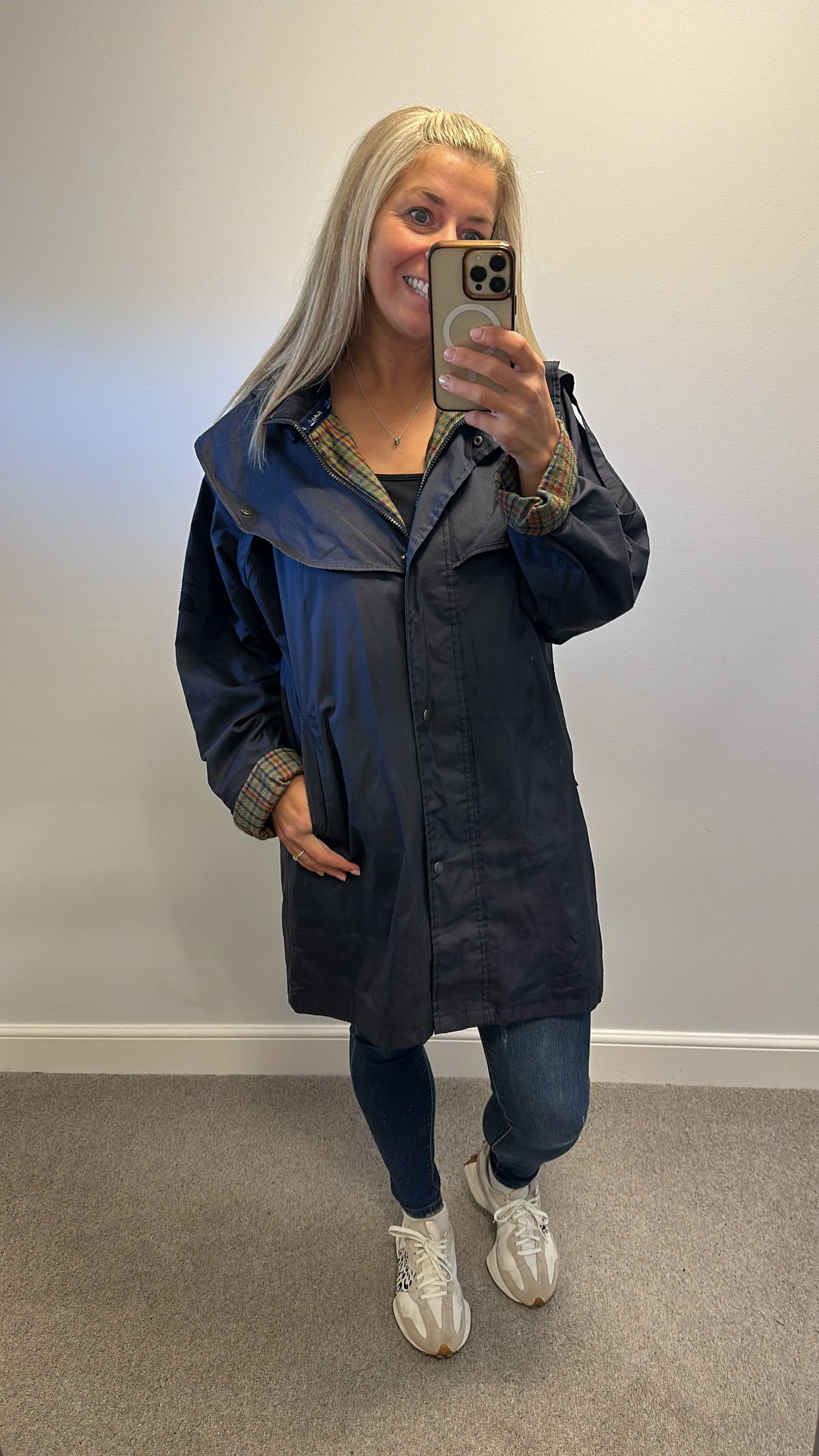 Jack Murphy Cotswold ladies navy jacket size 14