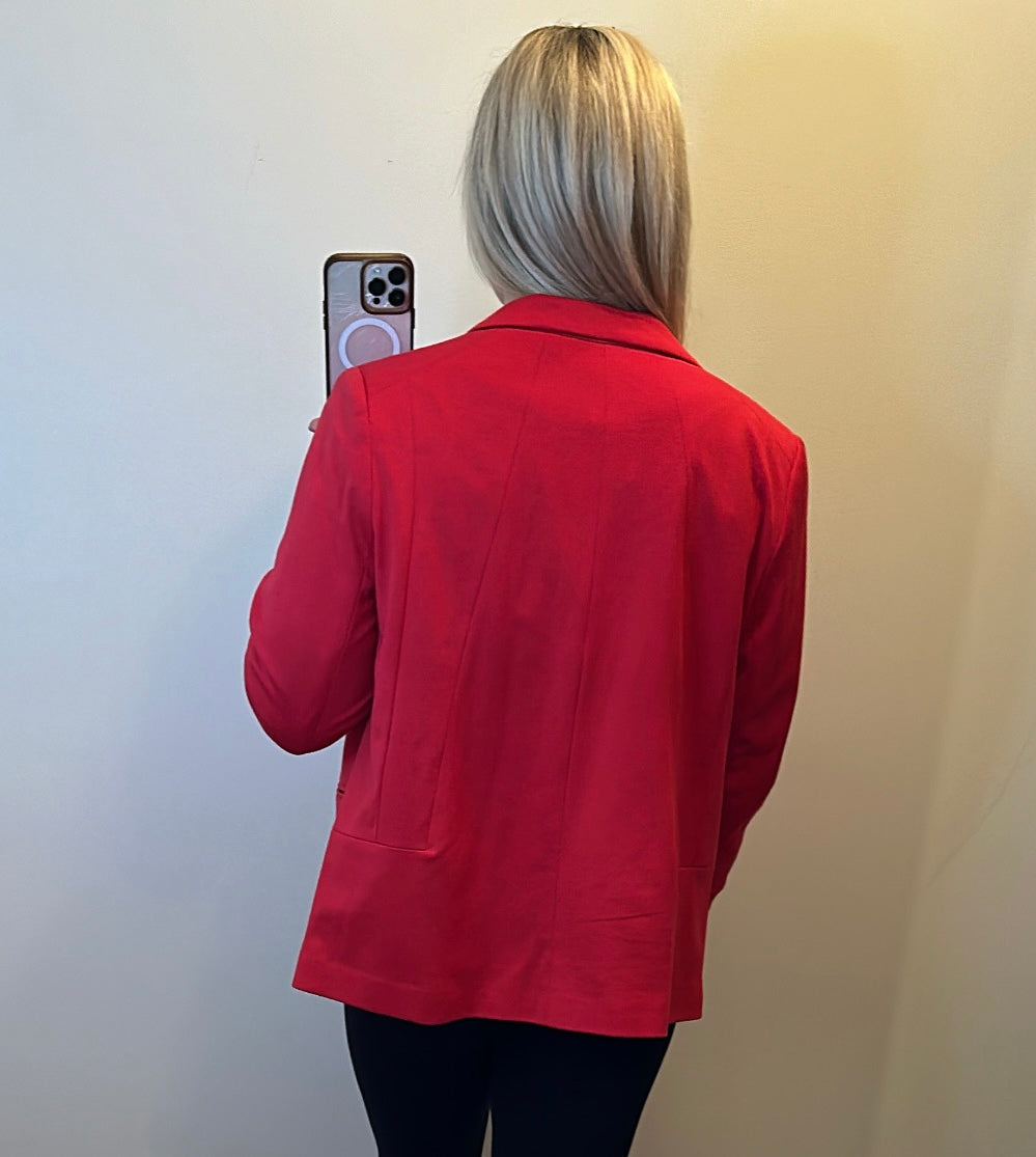 Wallis red blazer size 18