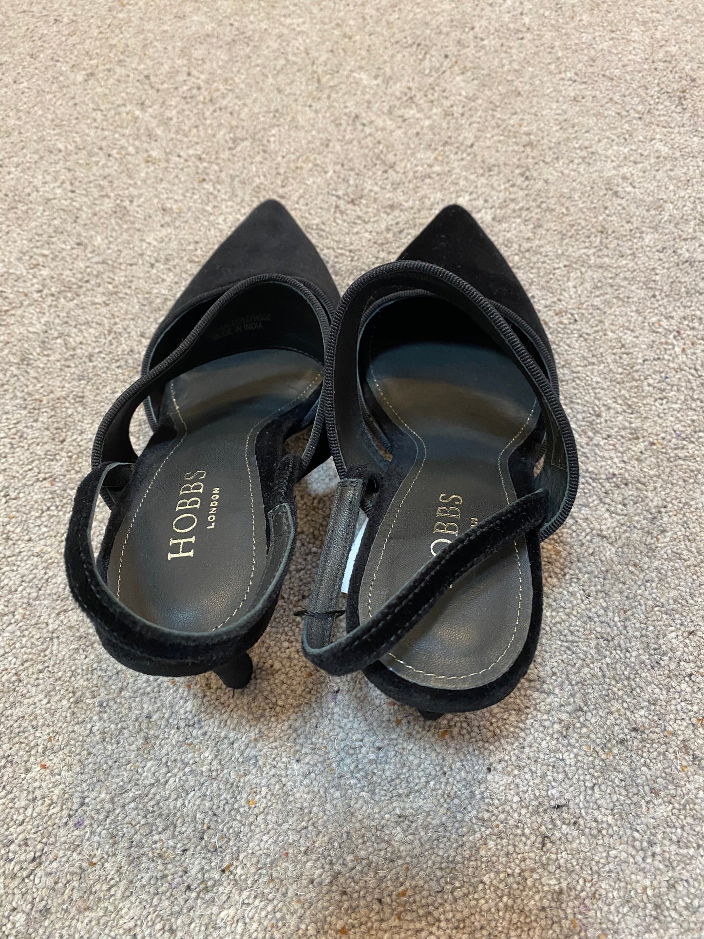 Hobbs “Caitlin” black sling back sandals size 8 (41)