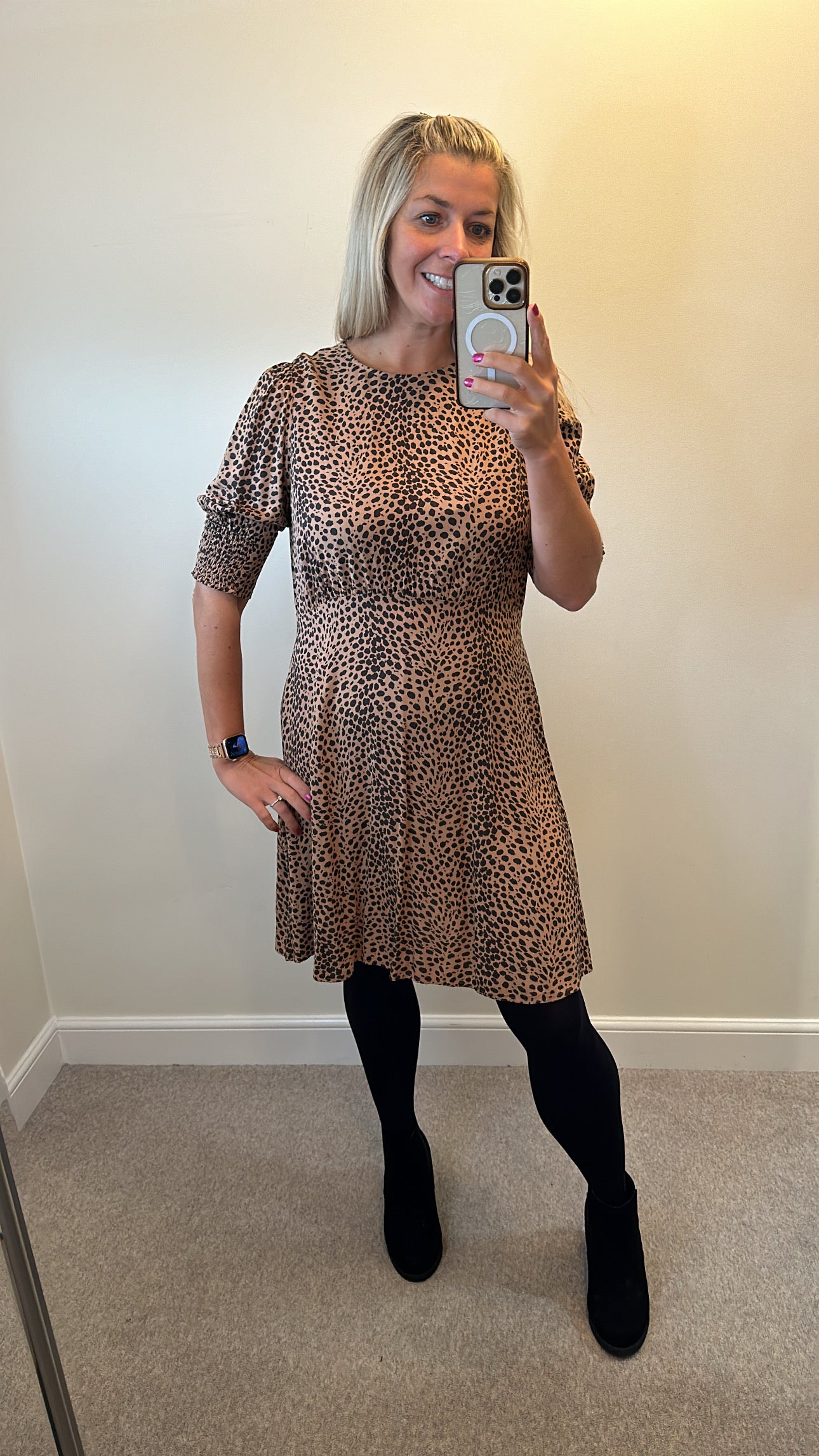 Next animal print dress size 14