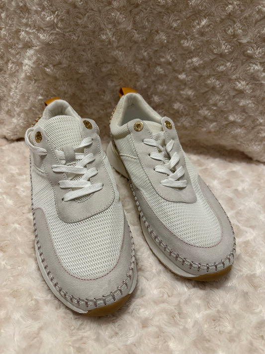 River island ladies cream trainers size 7 brand new