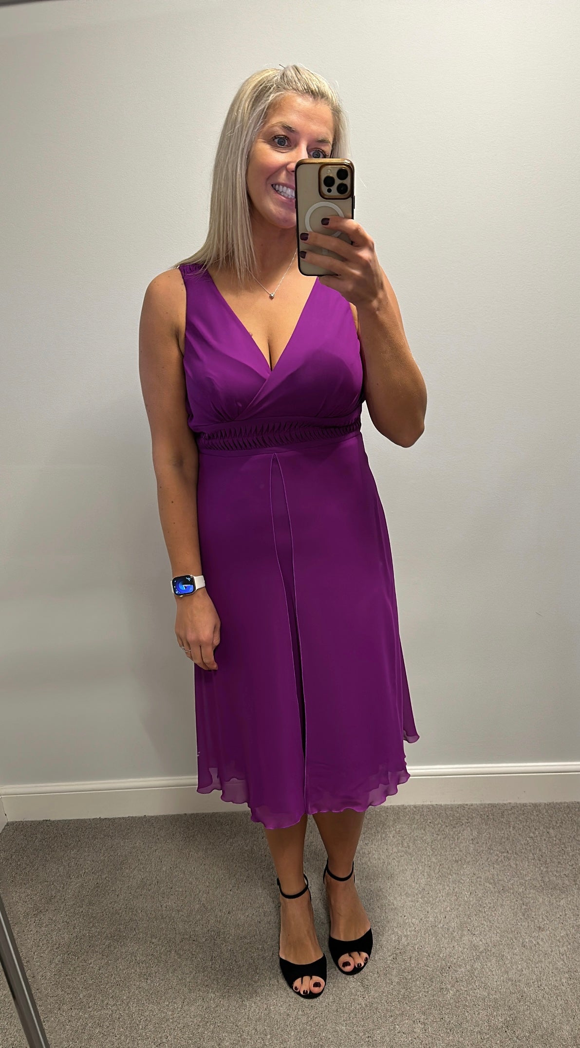 Collection purple evening dress size 12