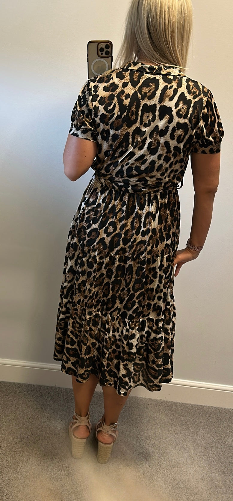 Fifilles Paris Animal print dress one size fitting upto size 16