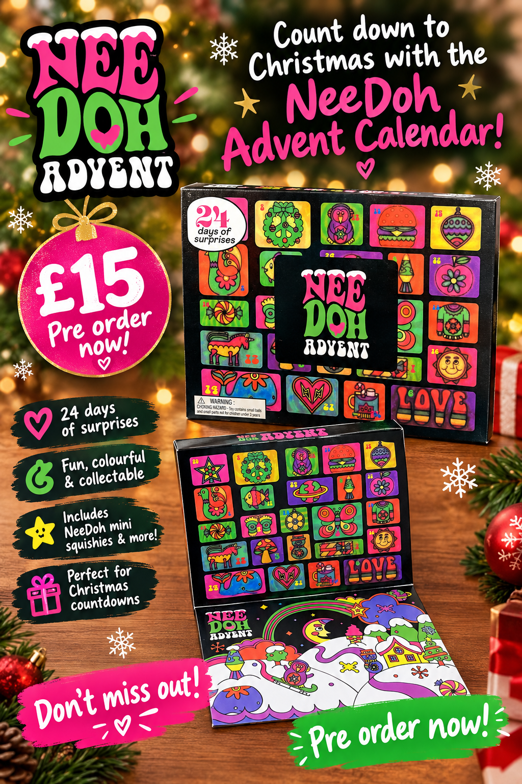 Preorder the Nehdoh advent calendar