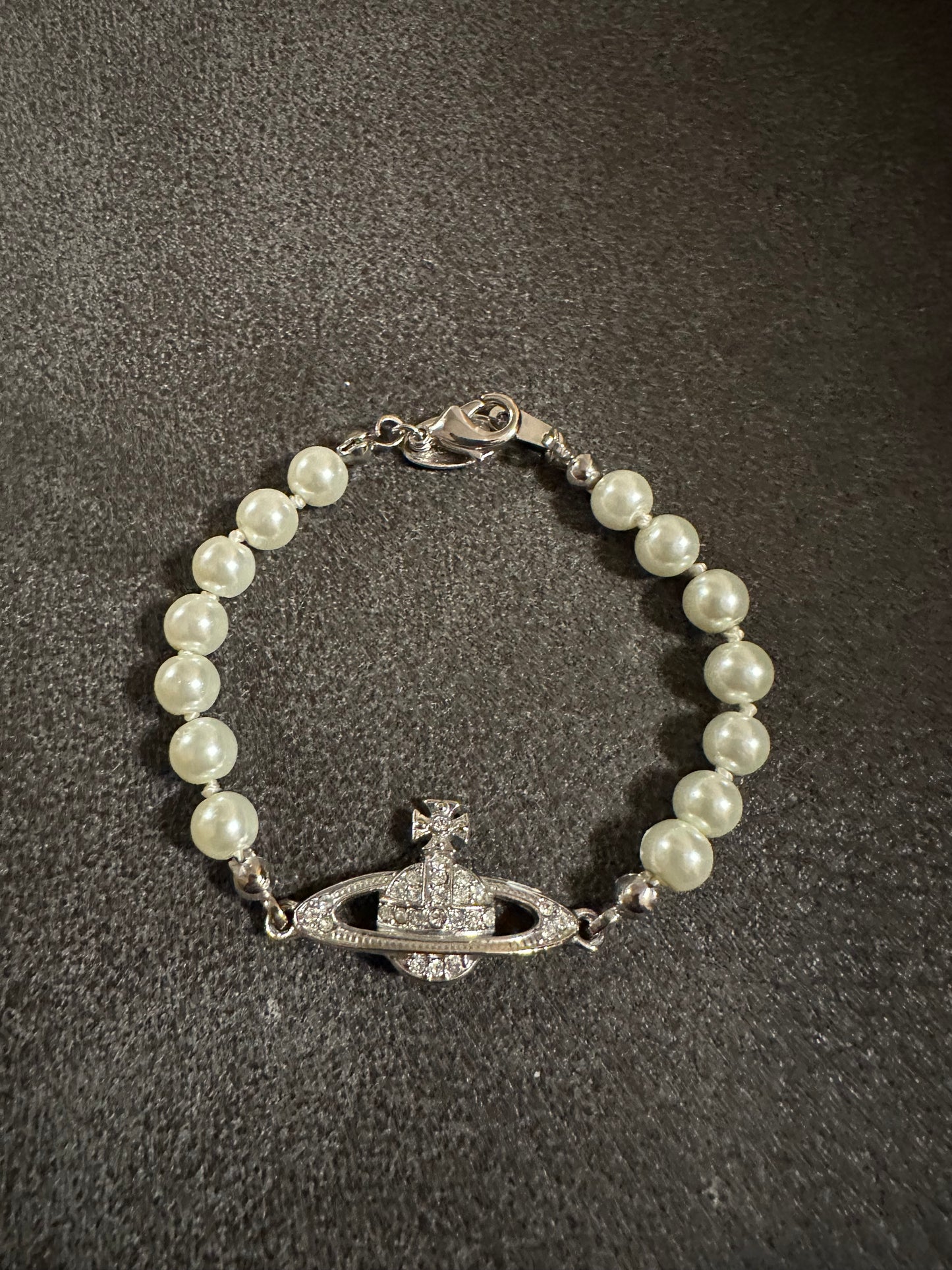 Pearl inspired orb bracelet