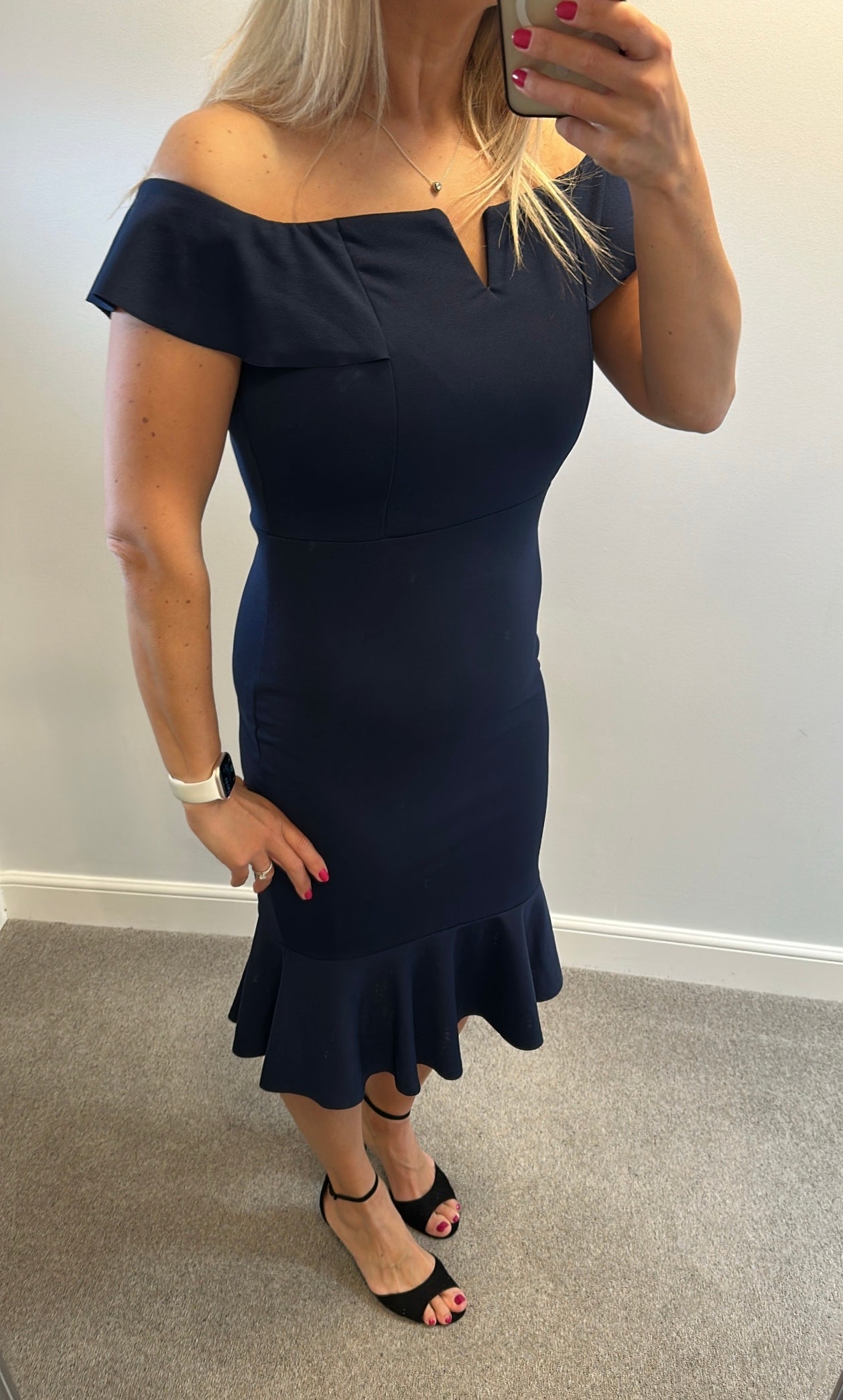 Quiz navy dress size 16