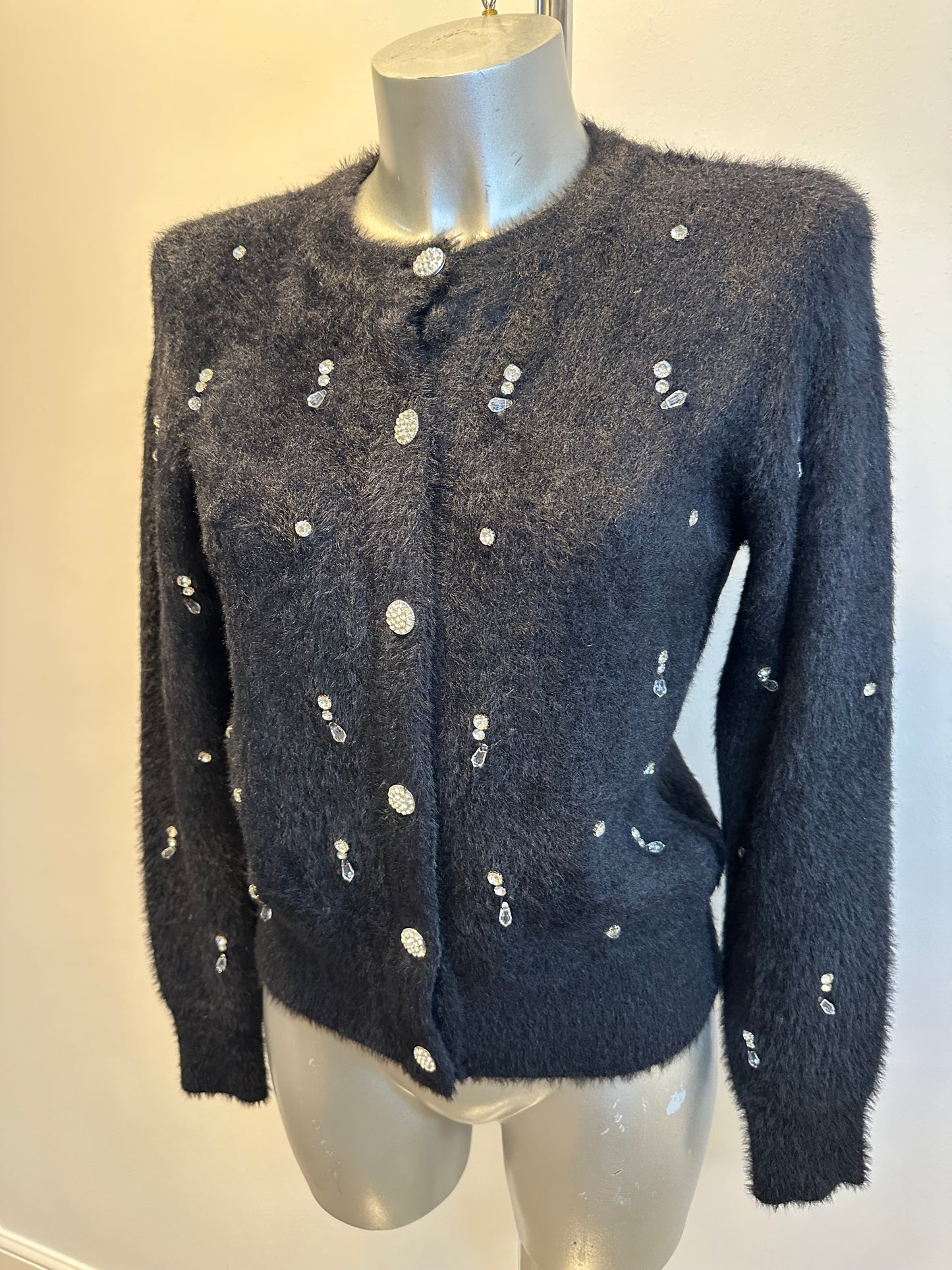 River island black embellished cardigan size 12 brand new with tags RRP £55