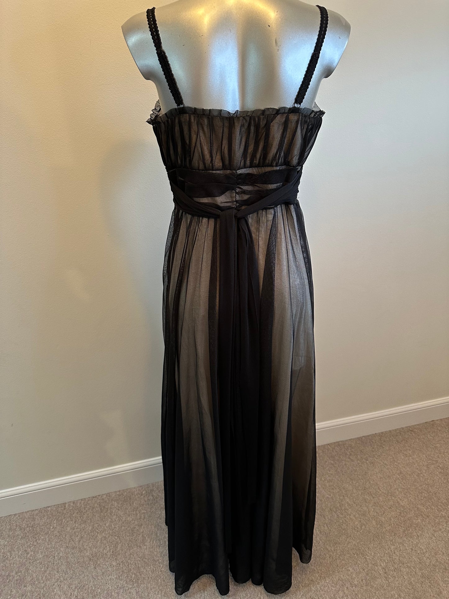 Debut black dress size 12 s