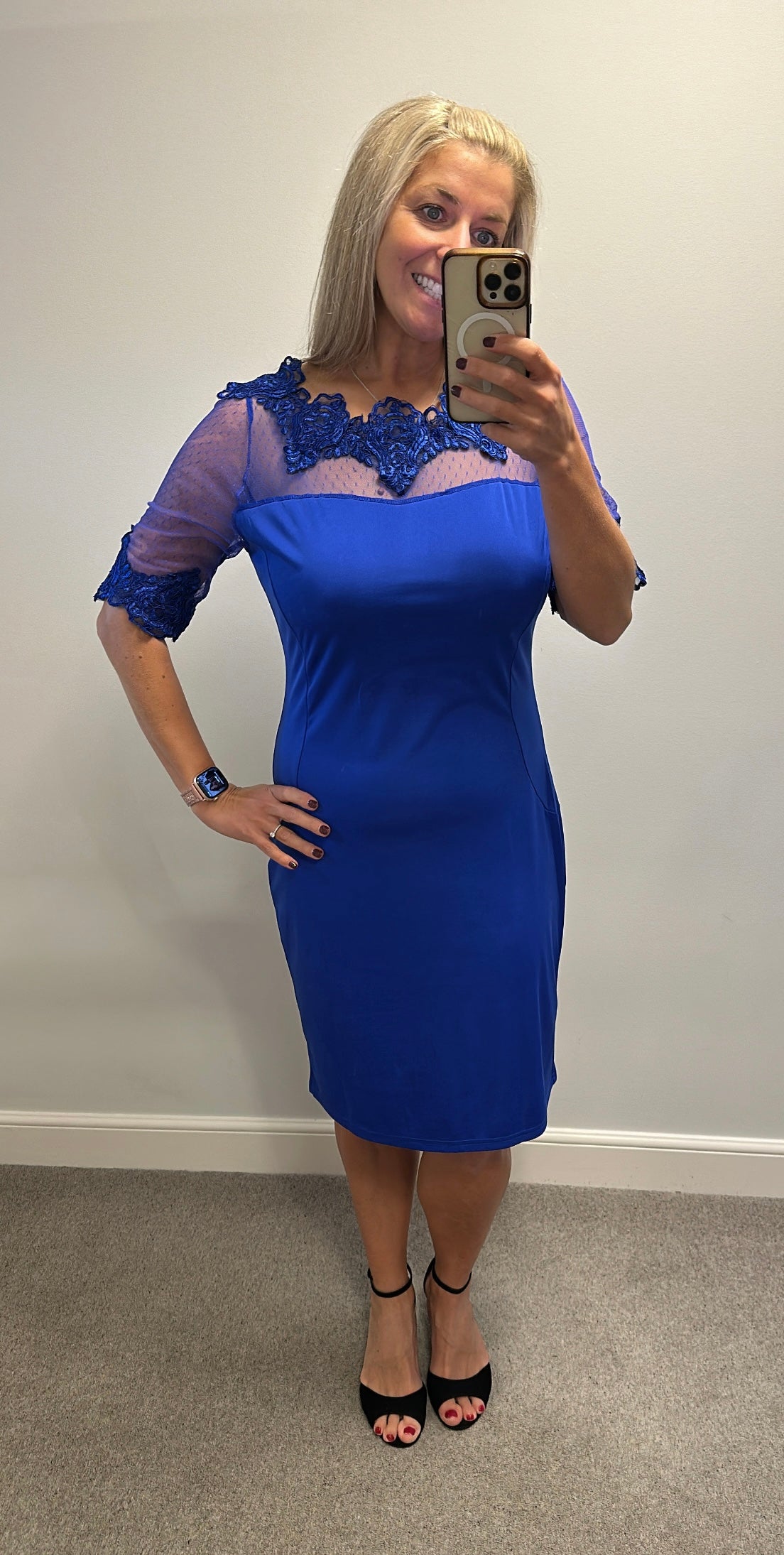 Cobalt blue dress size 16