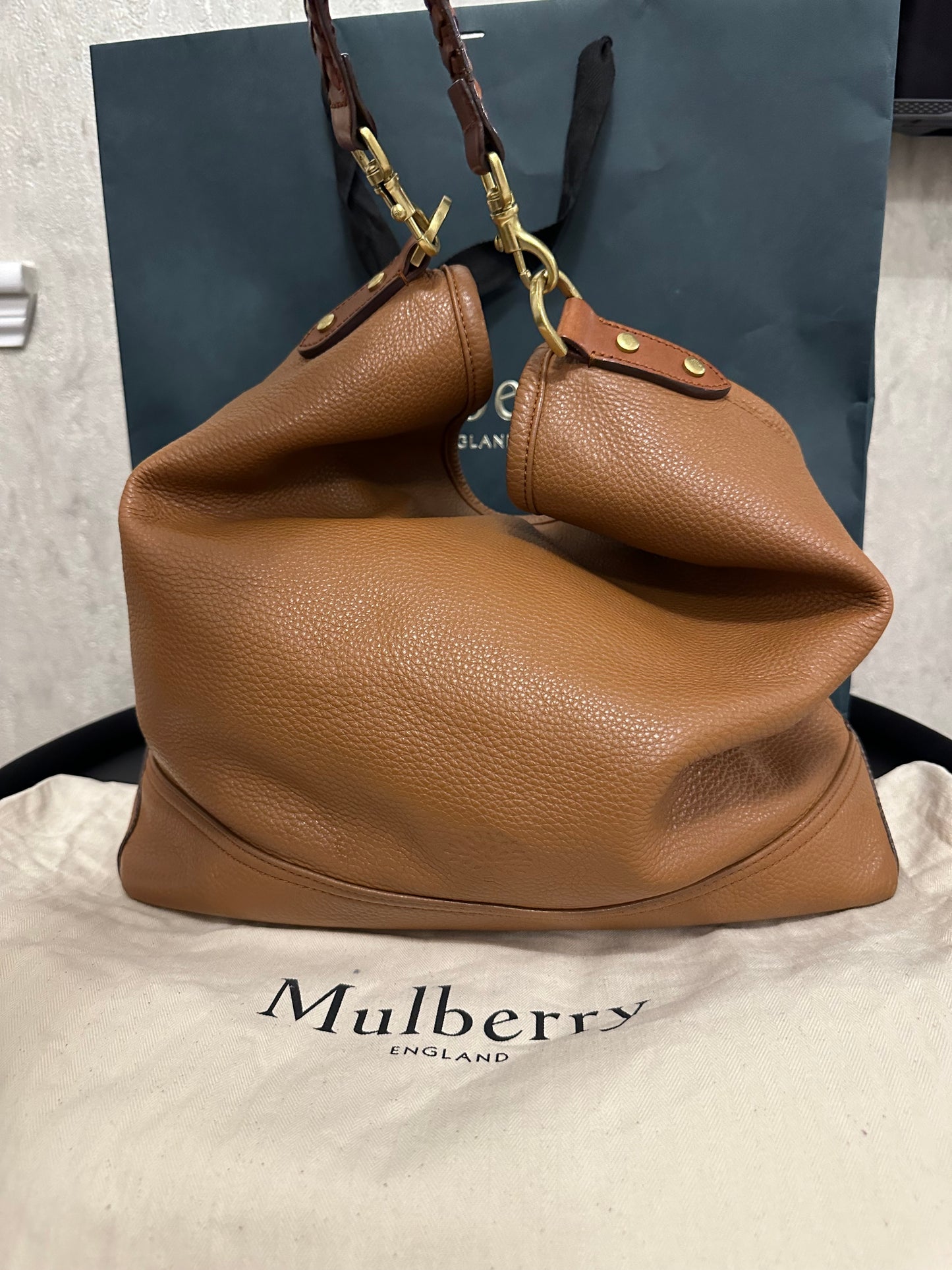 Mulberry hobo oak tanned bag