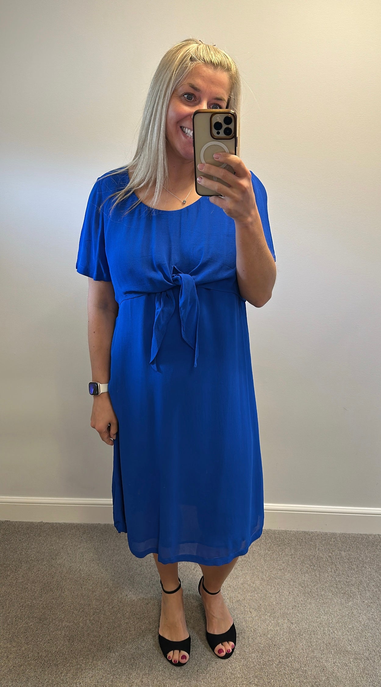 East blue dress size 18