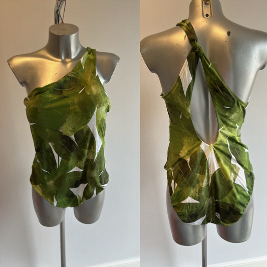 Marks and Spencer’s green tropical leaf print size 18 brand new with tags