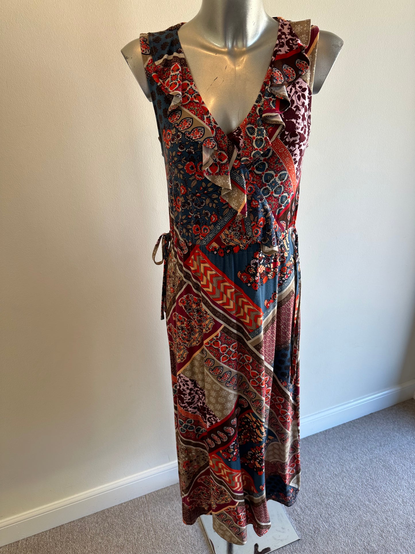 Tu print dress size 10