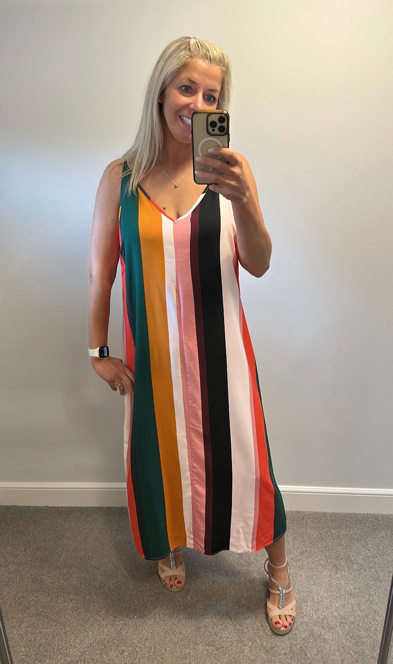 Next stripe dress size 16