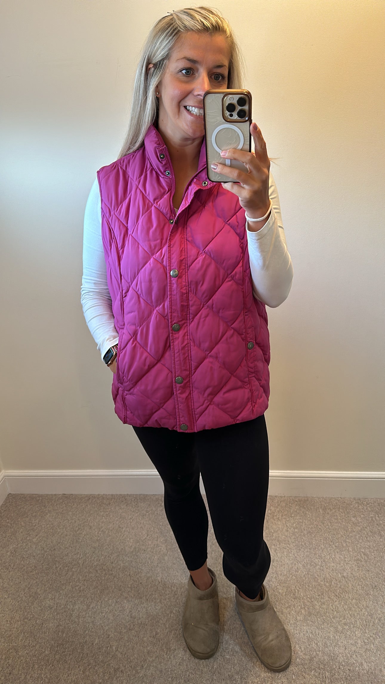 Peruna purple water repellent gilet size xl fit upto size 16