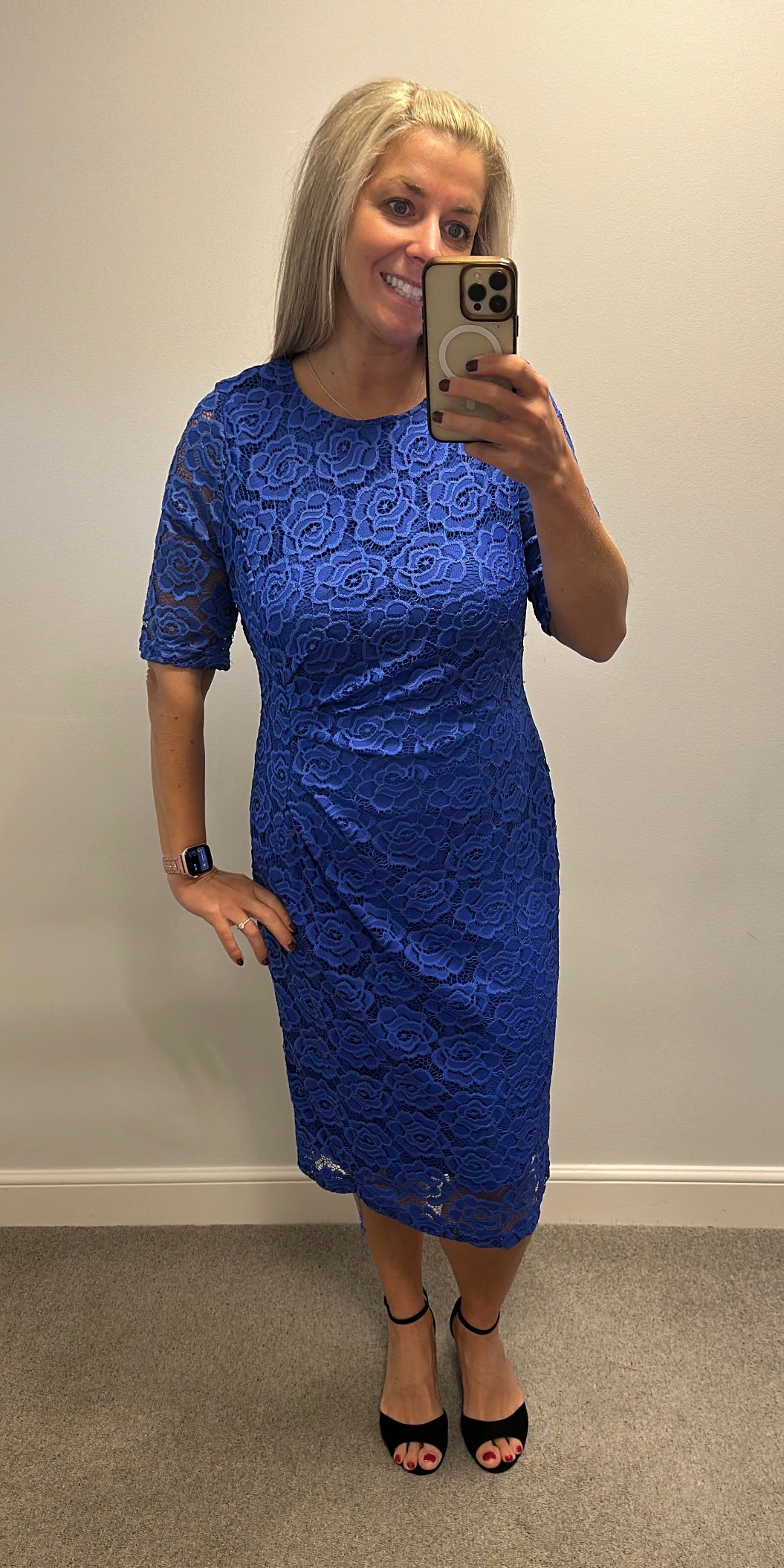 The collection blue lace dress size 18