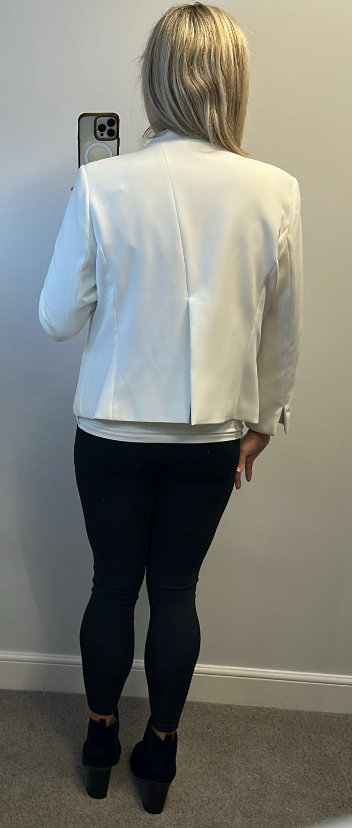 Next tailoring white jacket size 18