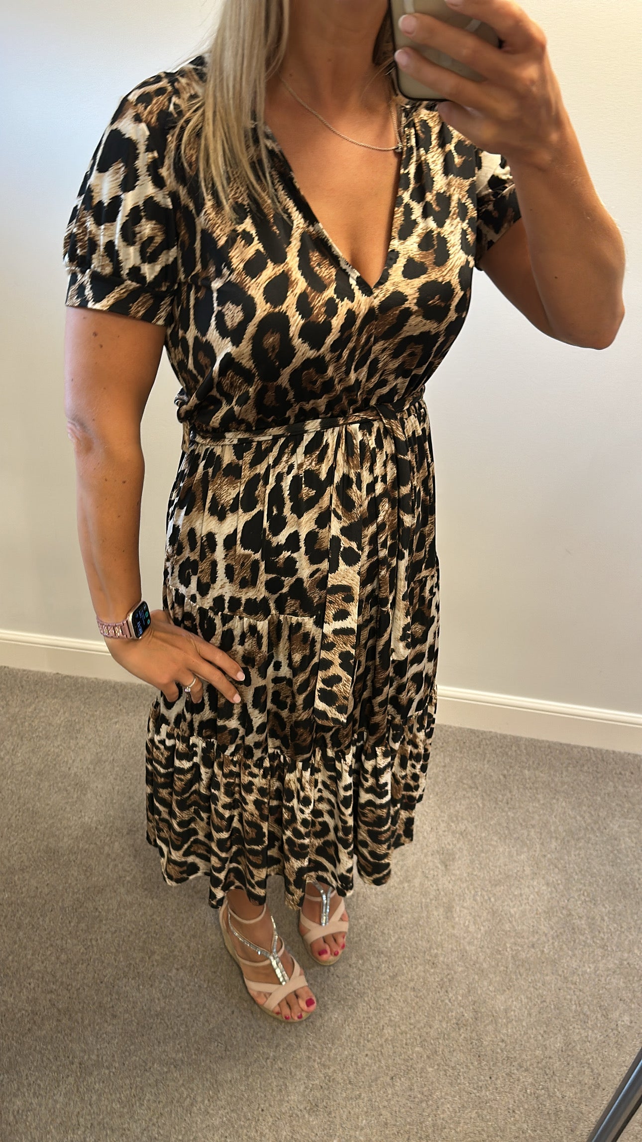 Fifilles Paris Animal print dress one size fitting upto size 16