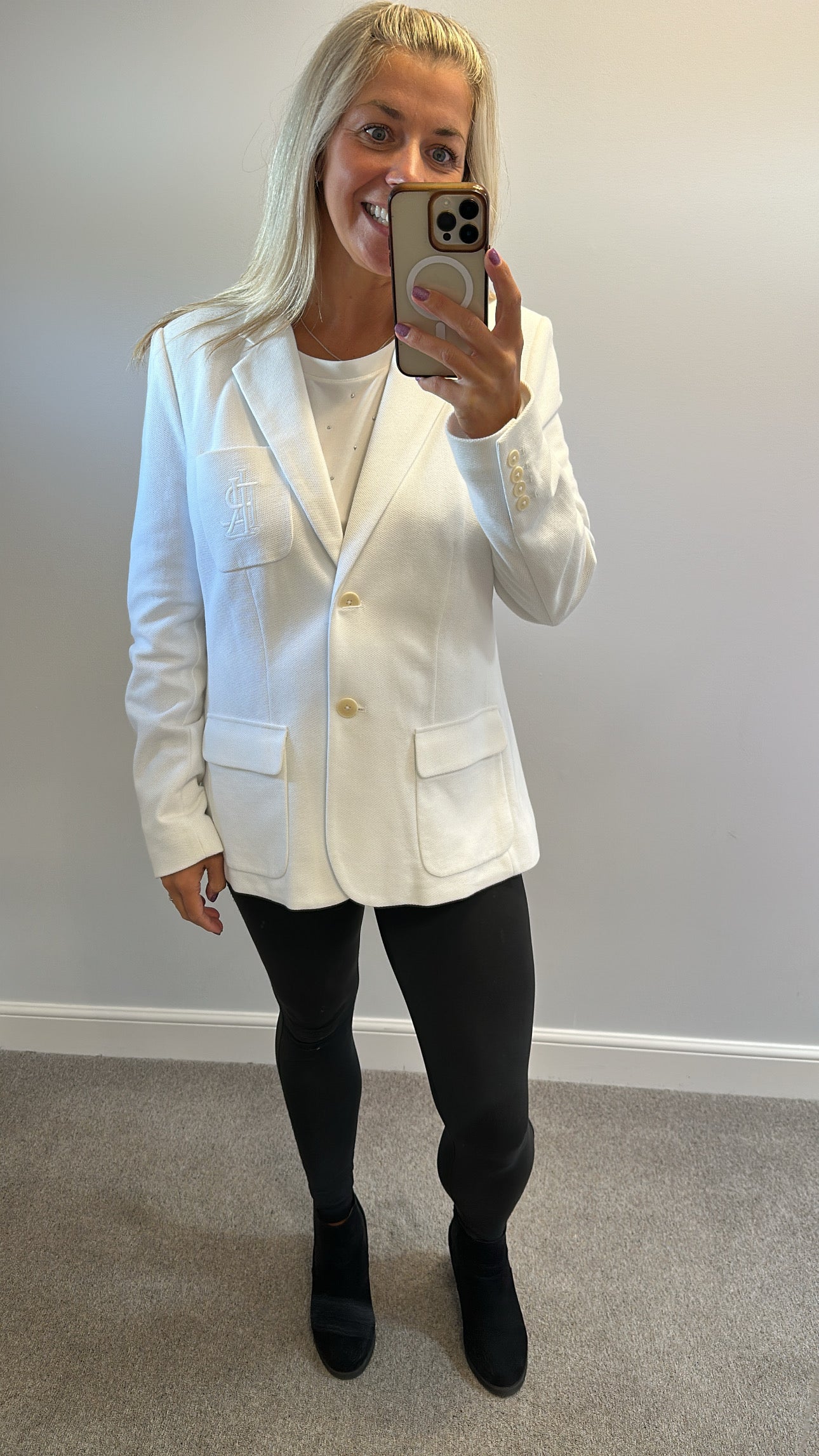 Ralph Lauren white blazer size XL