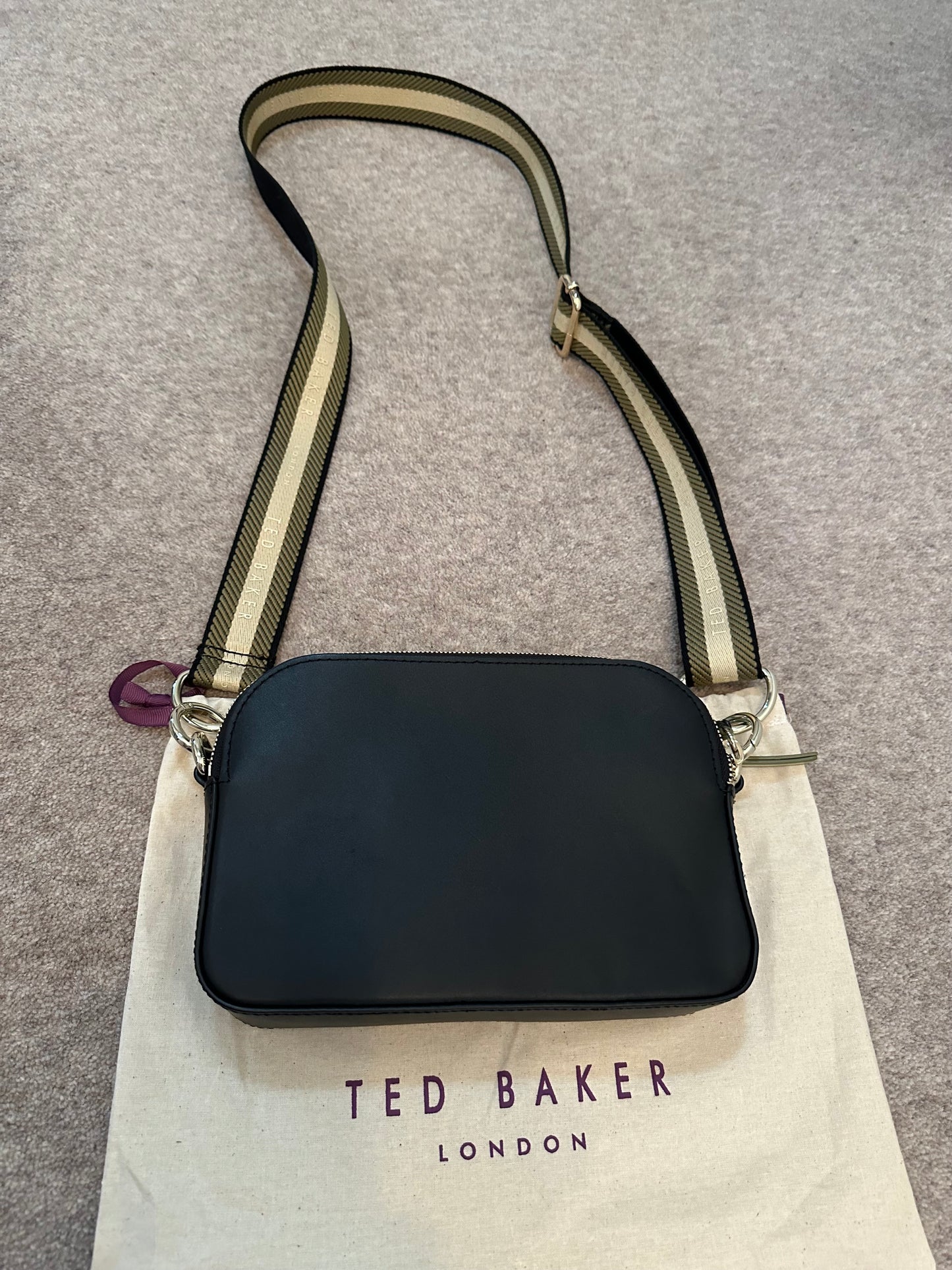 Ted baker “Stunna” black crossbody bag