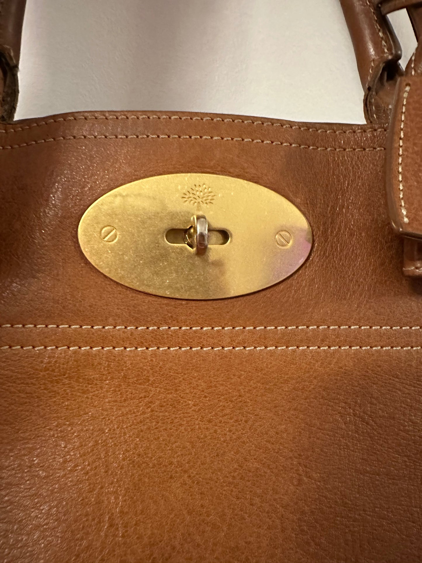 Mulberry Bayswater tote oak tanned handbag