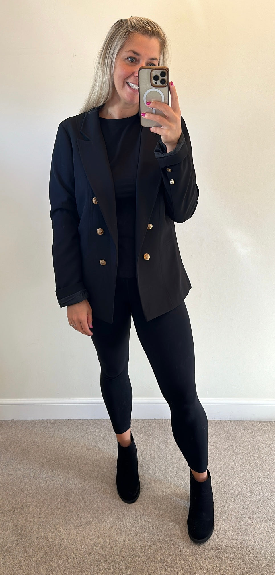 Lipsy black blazer size 18