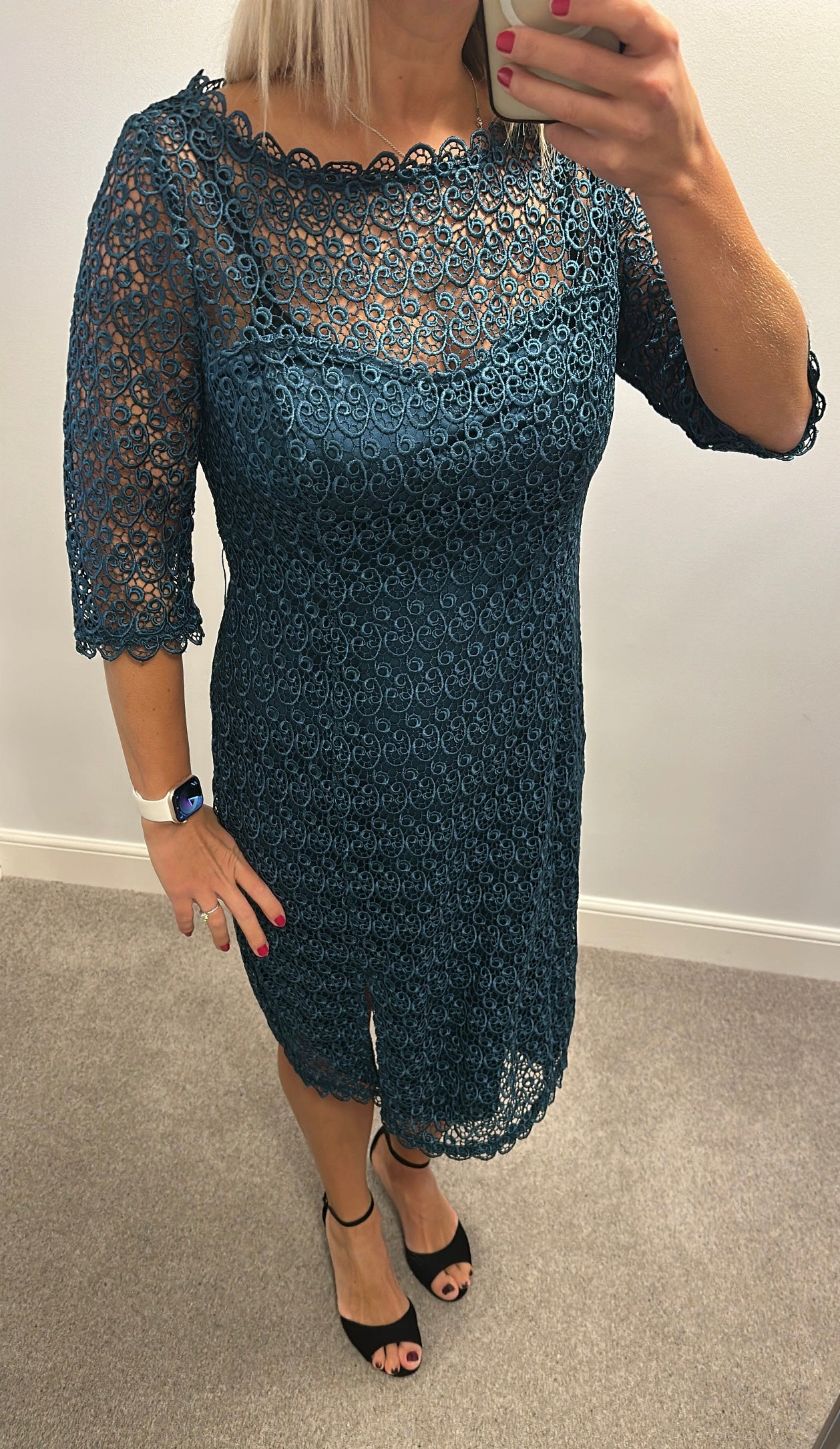 Coast emerald green dress size 16