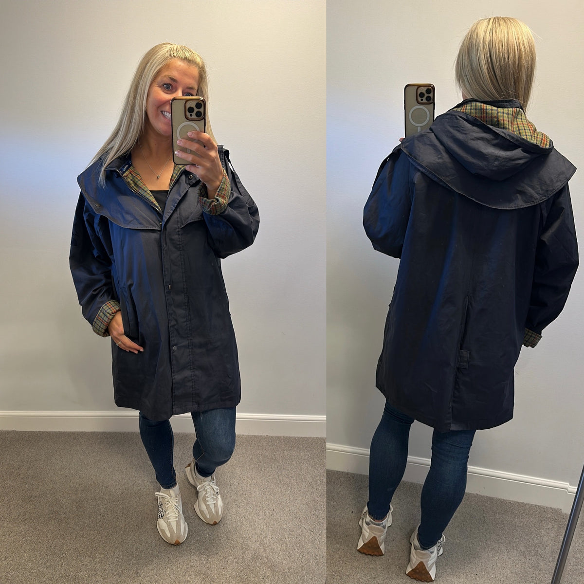 Jack Murphy Cotswold ladies navy jacket size 14