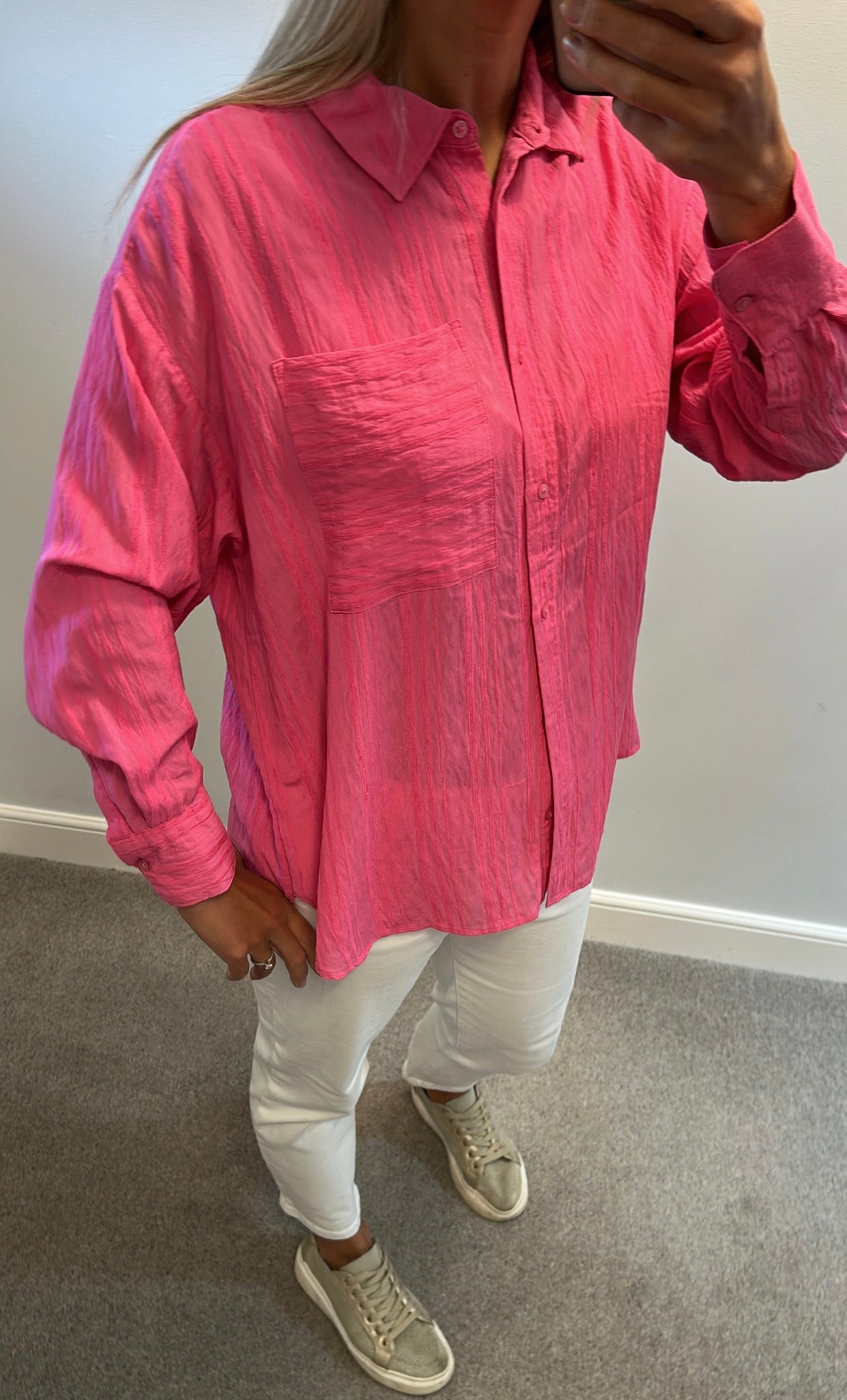 F&F pink shirt size 12