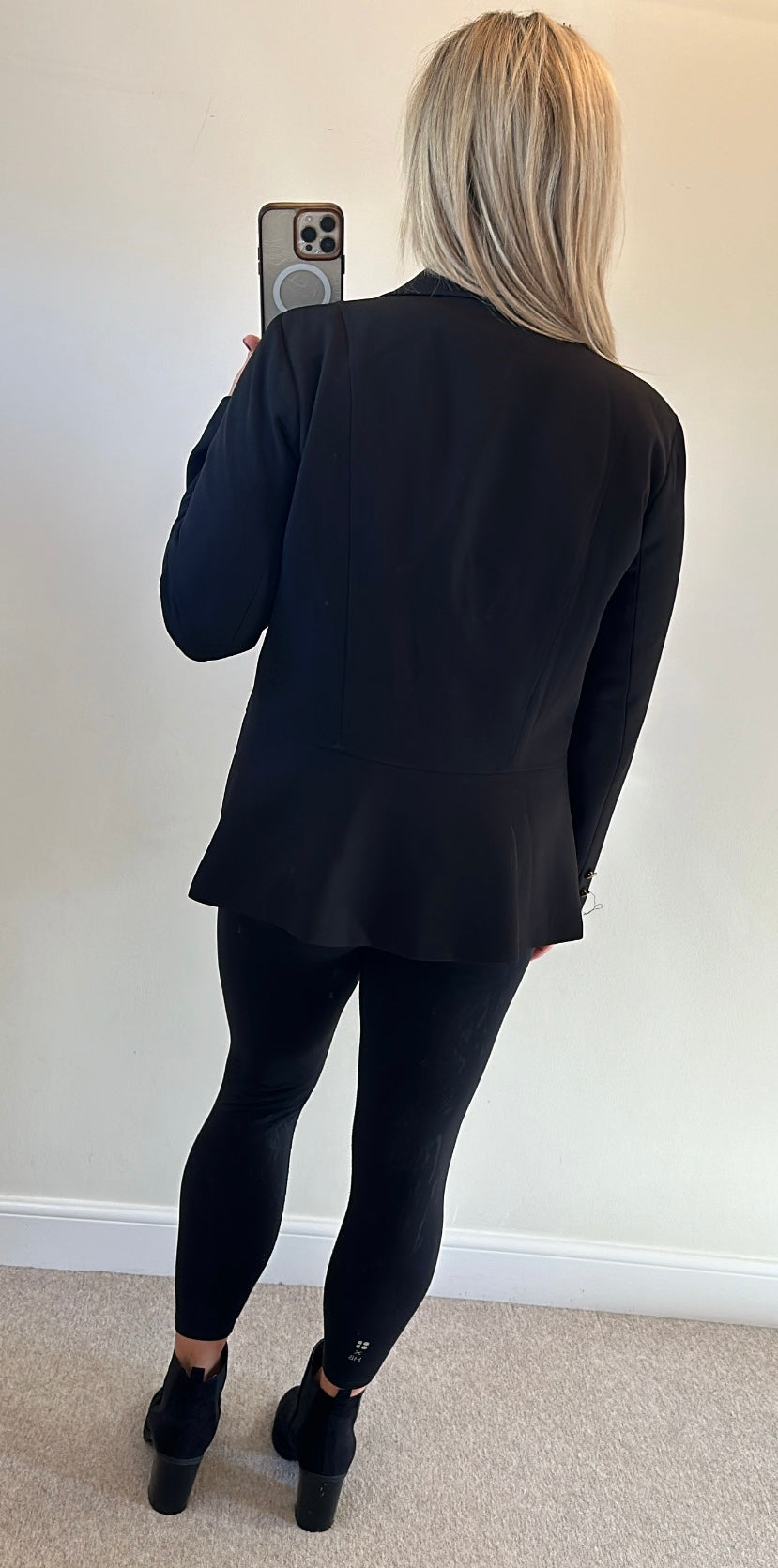 Lipsy black blazer size 18