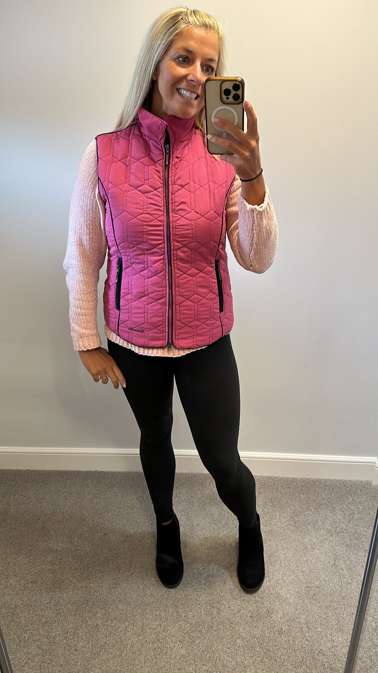 Grenoulle Pink gilet size 12