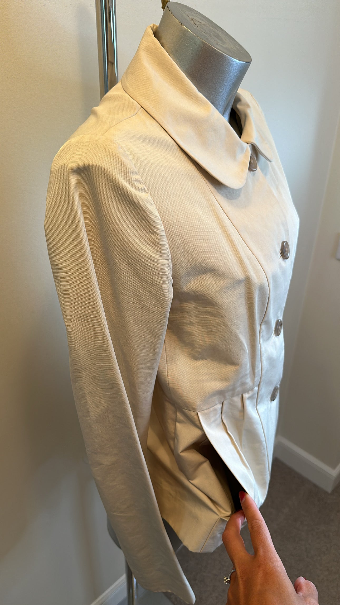 J Crew beige jacket size 10