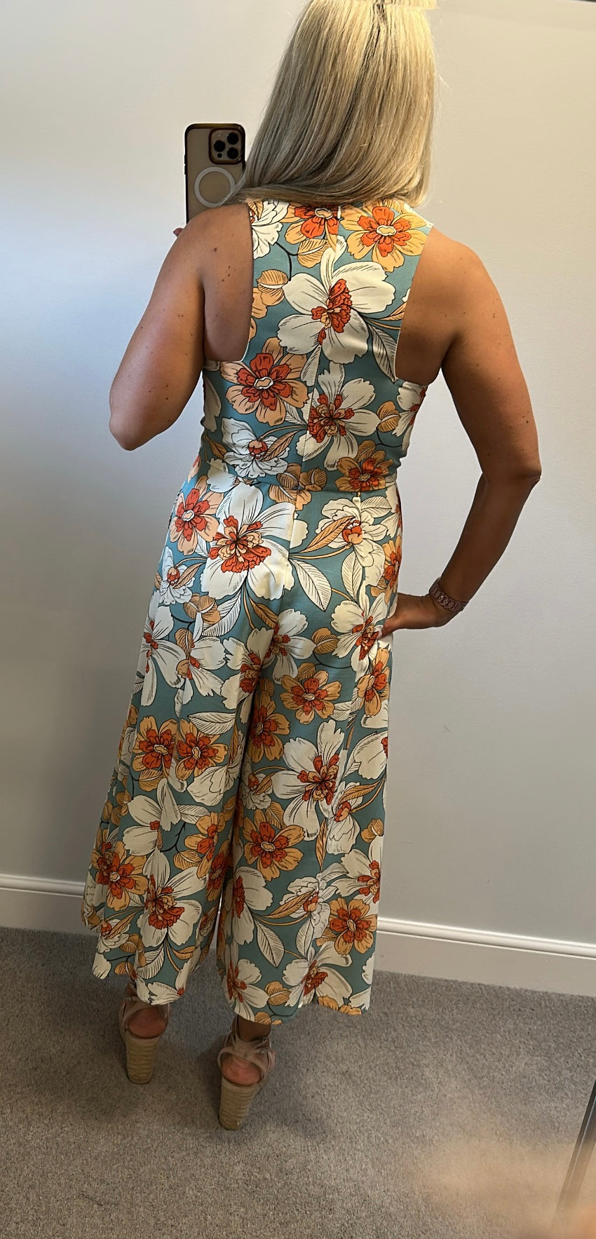 Next floral jumpsuit with pockets size 12L