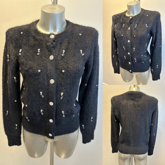 River island black embellished cardigan size 12 brand new with tags RRP £55