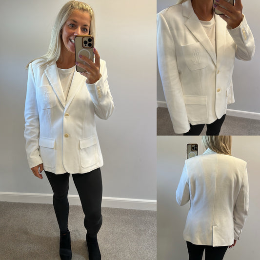 Ralph Lauren white blazer size XL