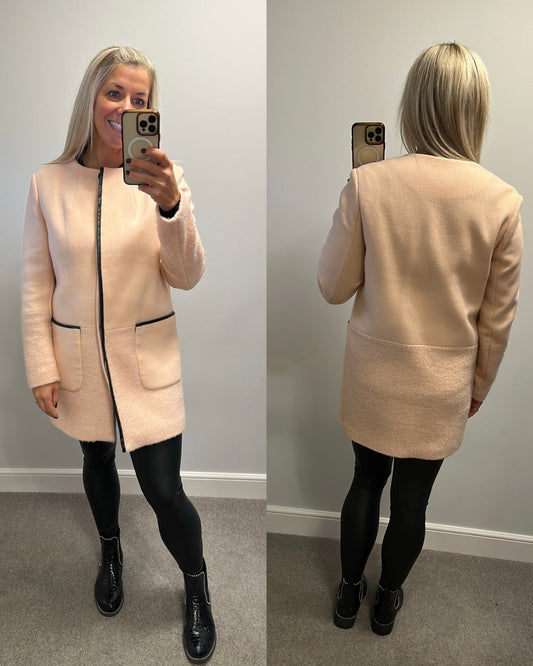 Autograph rose pink wool jacket size 10