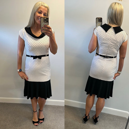 Izabella polka dot dress size 12