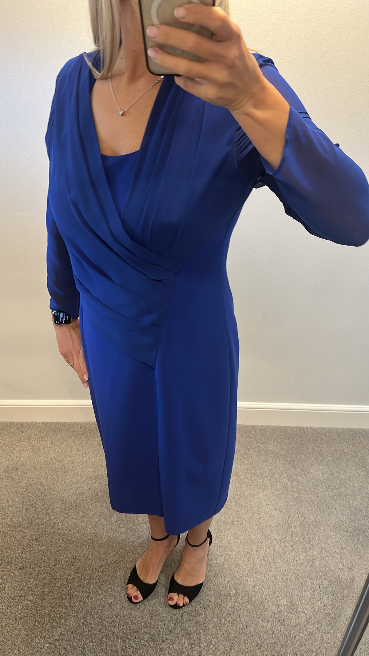 Michaela Louisa cobalt blue dress size 14