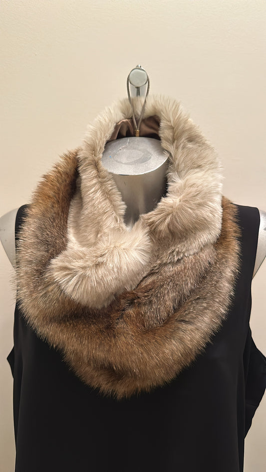 Rudy & Ed faux fur neck scarf