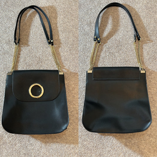 Zara black shoulder bag brand new without tags