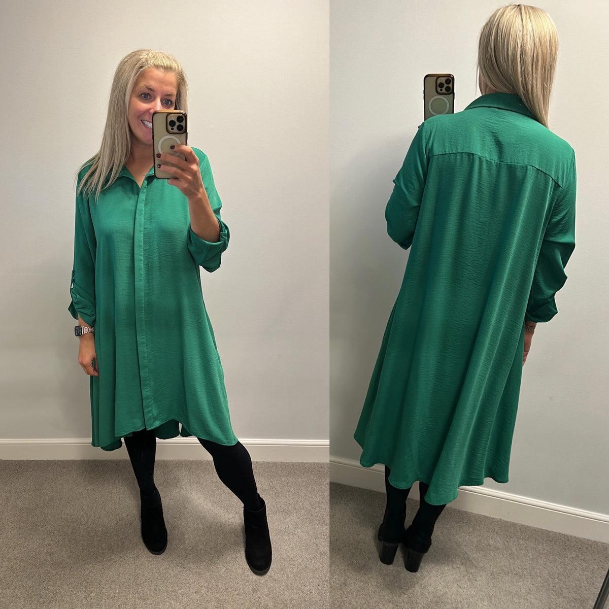 Apricot green dress size 16