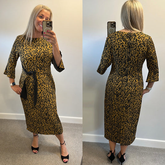 BIBA animal print dress size 16 brand new with tags RRP £79.99
