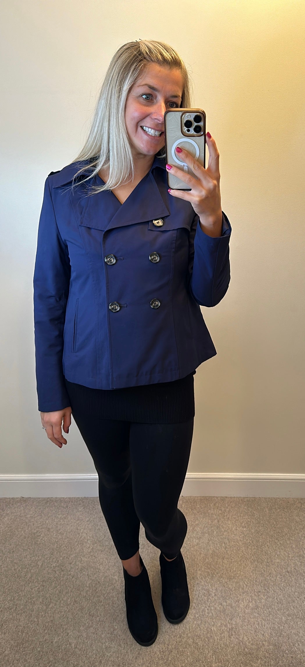 M&S collection navy jacket size 12